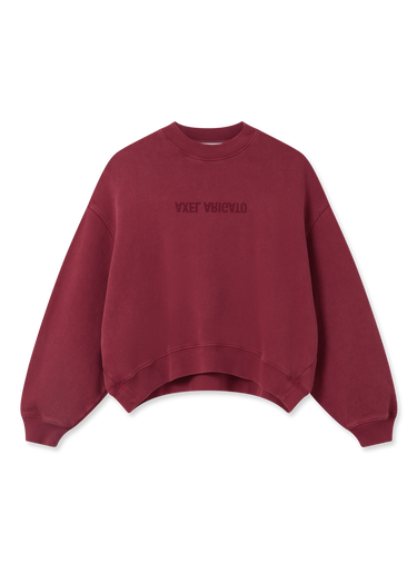 Huppari AXEL ARIGATO Distort Washed Sweatshirt Burgundia | A3013004, 1