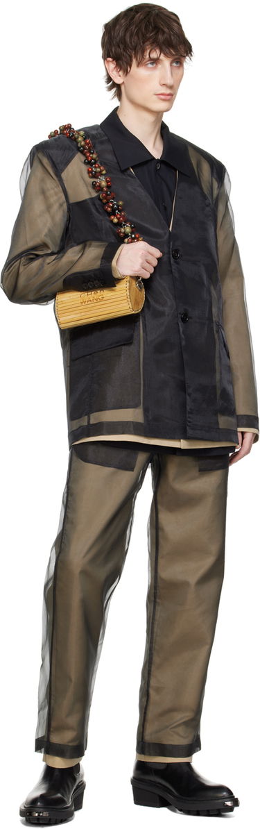 Housut Feng Chen Wang Feng Chen Wang Layered Trousers Ruskea | FUS17TR08, 4