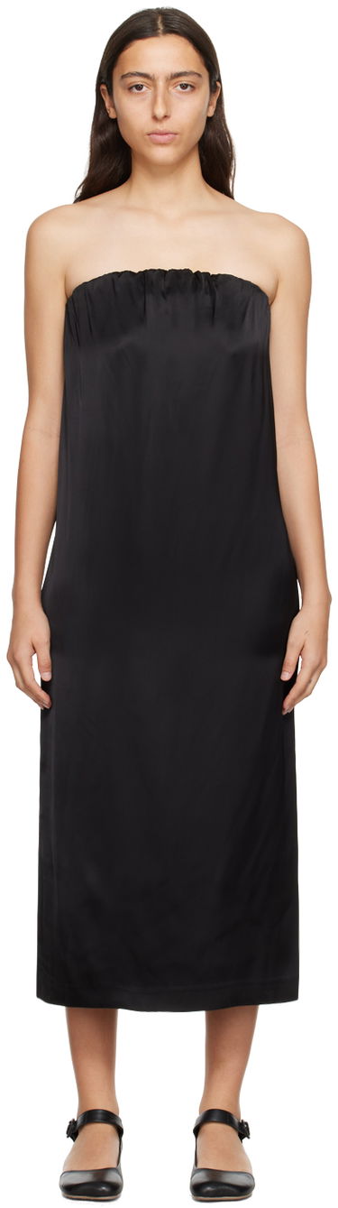 Mekko Loulou de Saison Loulou de Saison Strapless Midi Dress Musta | SIPLE, 0