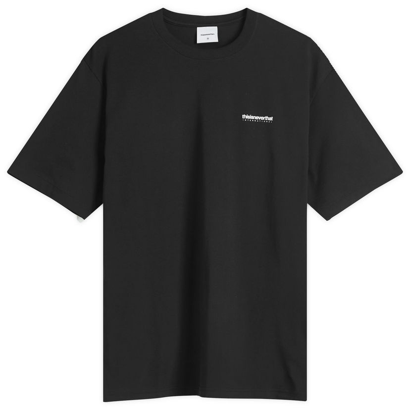 T-paita thisisneverthat Intl. Logo T-Shirt, Size Small Musta | TN251TTSST39-BLK