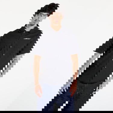 Paita Mitchell & Ness Mitchell & Ness Branded M&N SS Button Up Shirt Musta | TP9954-MNNBLCK, 0