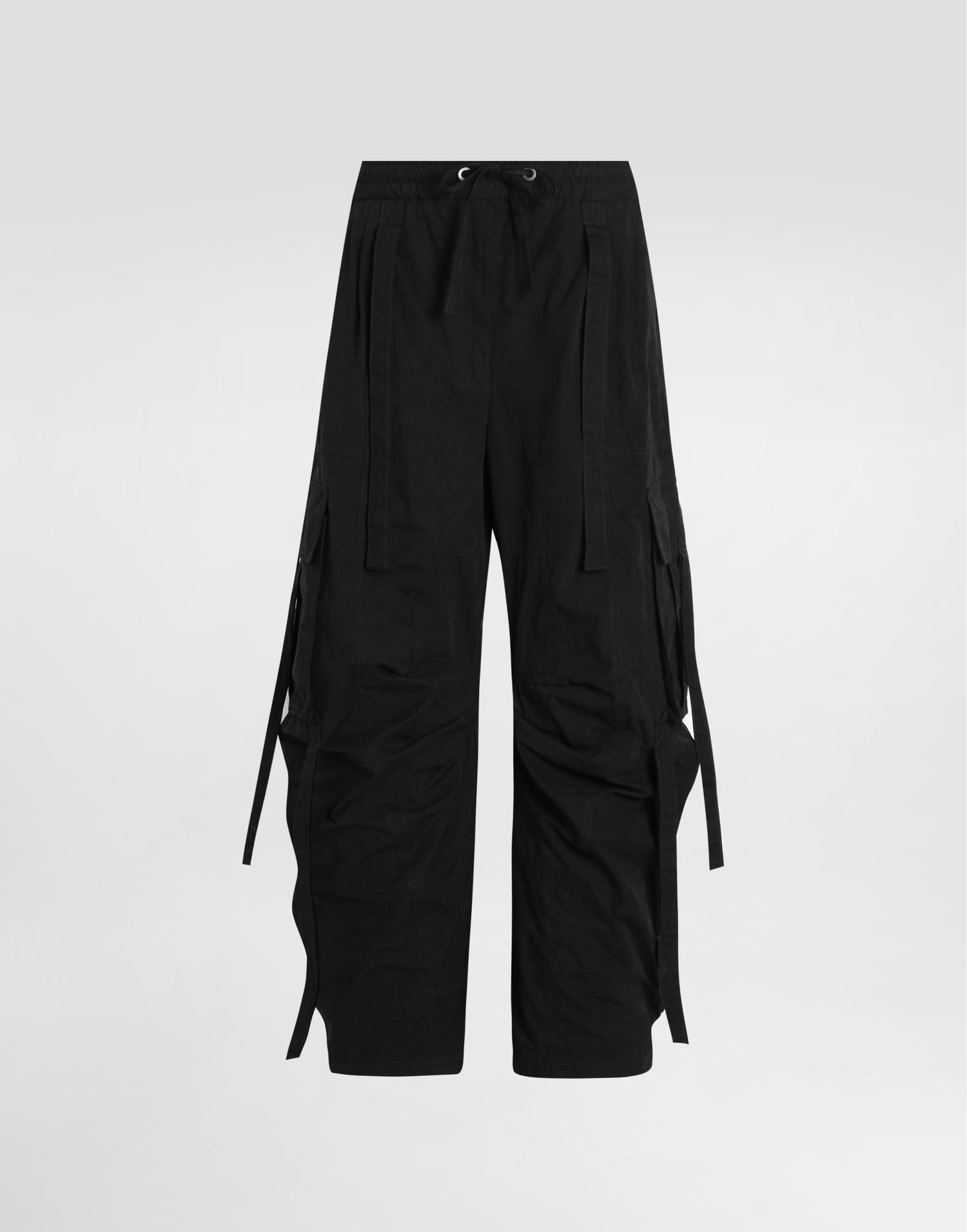 Cargo housut Dolce & Gabbana Dolce & Gabbana Waxed Faille Cargo Pants Musta | FTDEHTHUMS8N0000, 0