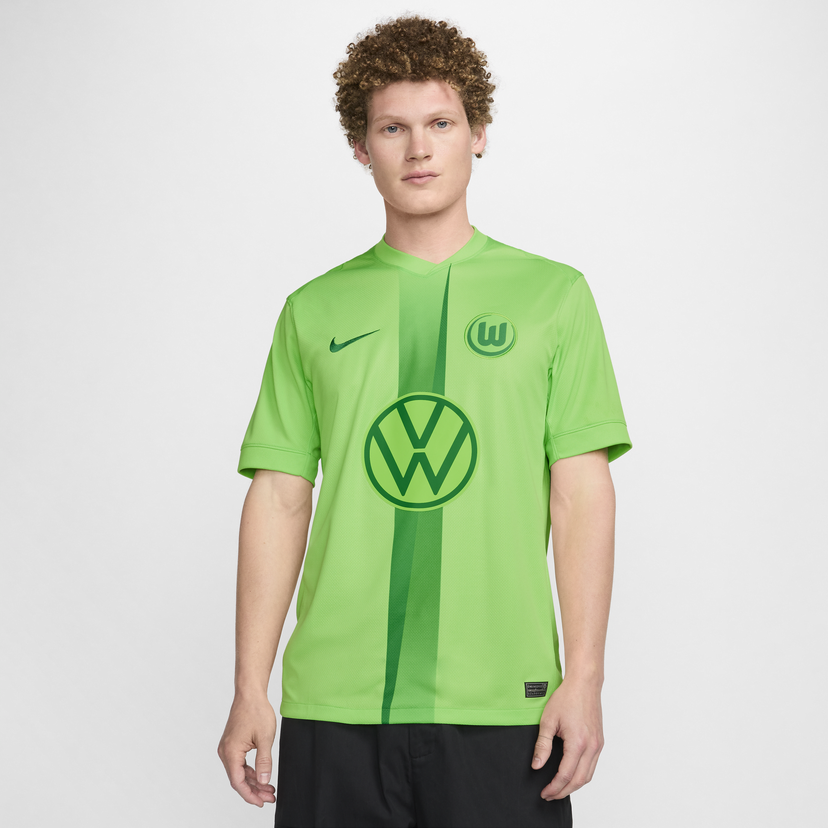 Jersey Nike Dri-FIT Replica VfL Wolfsburg Stadium 2024/25 Replica Vihreä | FZ2819-398