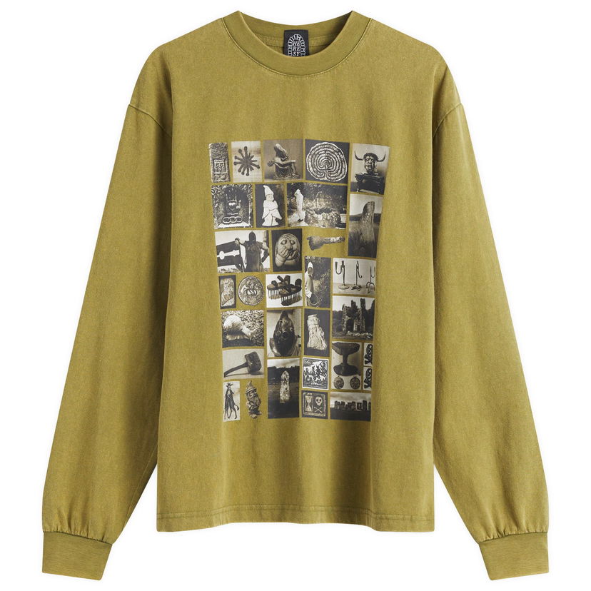 T-paita Heresy Heresy Niche Longsleeve T-Shirt Vihreä | HSS25-T10G