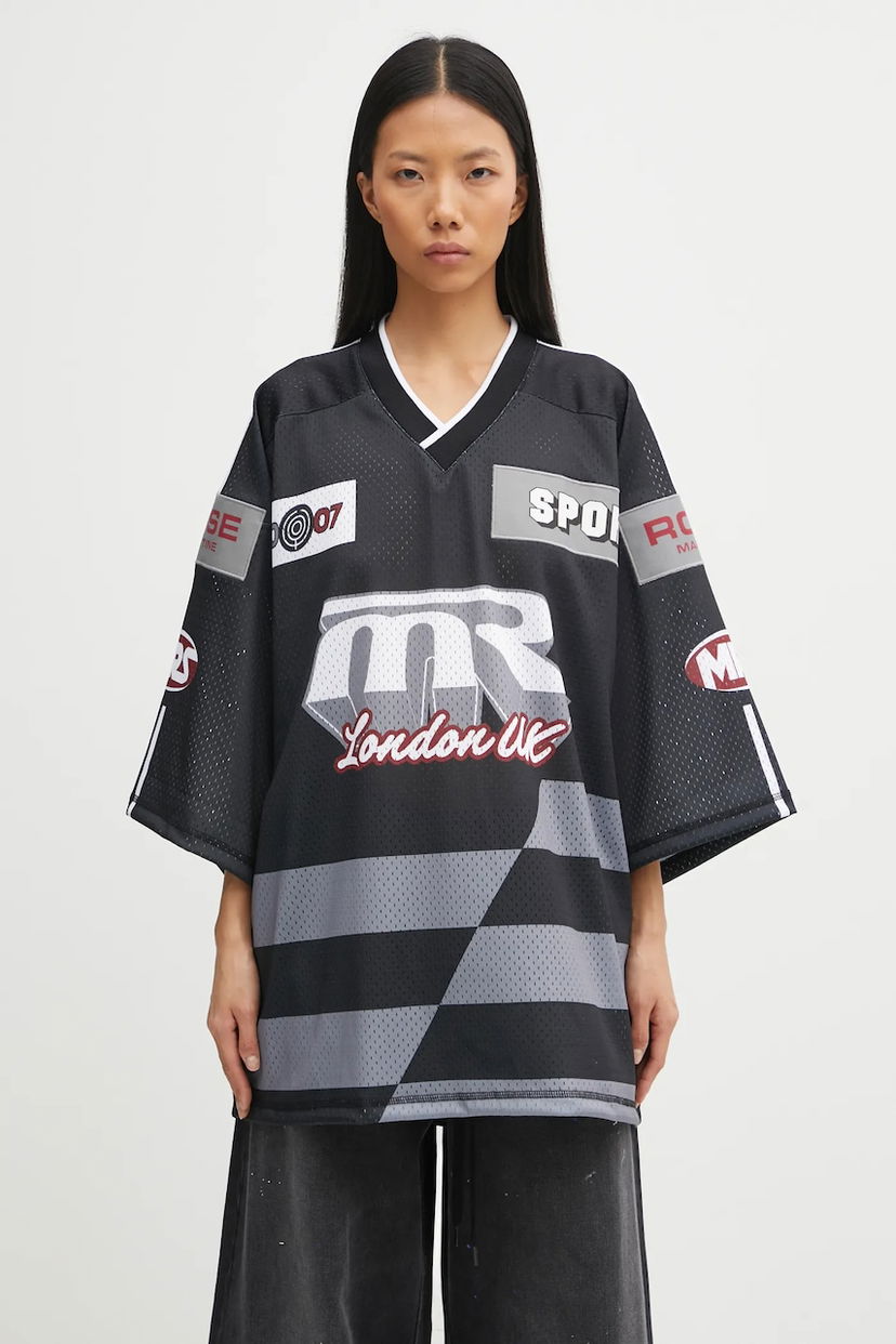 Jersey Martine Rose Martine Rose Oversized Hockey Top Musta | 129JT10009