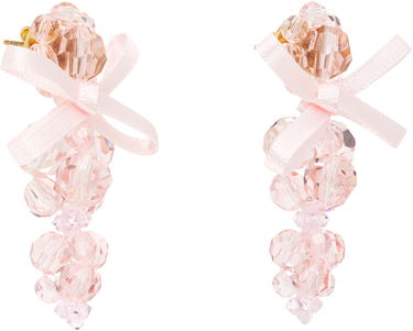 Korvakorut Simone Rocha Simone Rocha Petite Bow Cluster Earrings Beige | ERG545 0903, 2