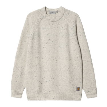 Huppari Carhartt WIP Anglistic Sweater "Speckled Salt" Harmaa | I010977_1T7_XX, 5