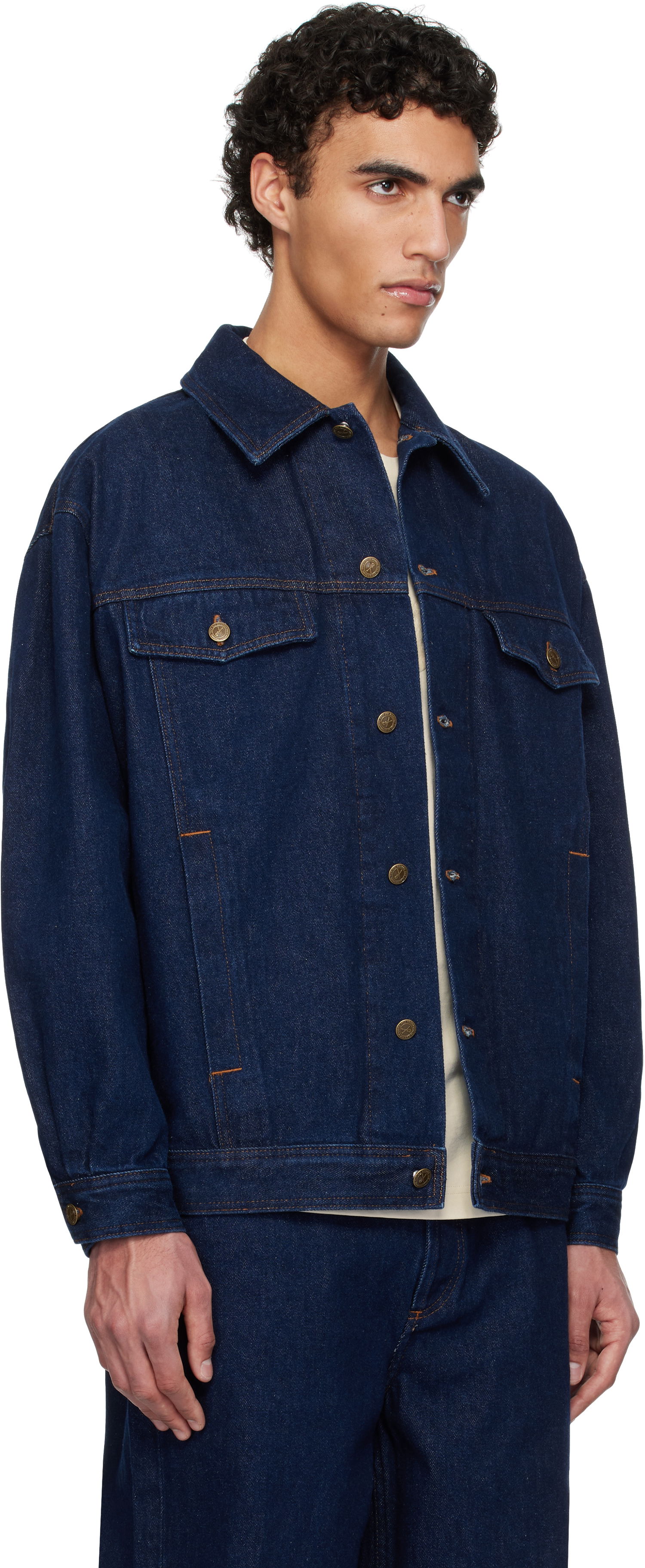 Takki A.P.C. A.P.C. Elvis Denim Jacket Sininen | COHJI-H02913, 1