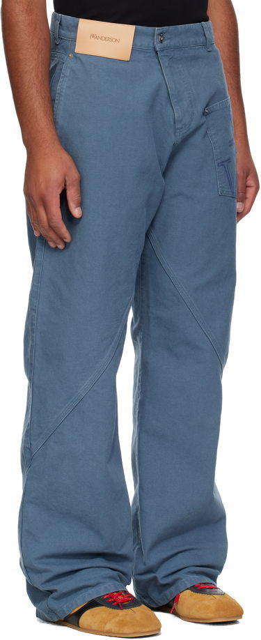 Housut JW Anderson JW Anderson Twisted Workwear Trousers Beige | TR0405-PG1744, 4
