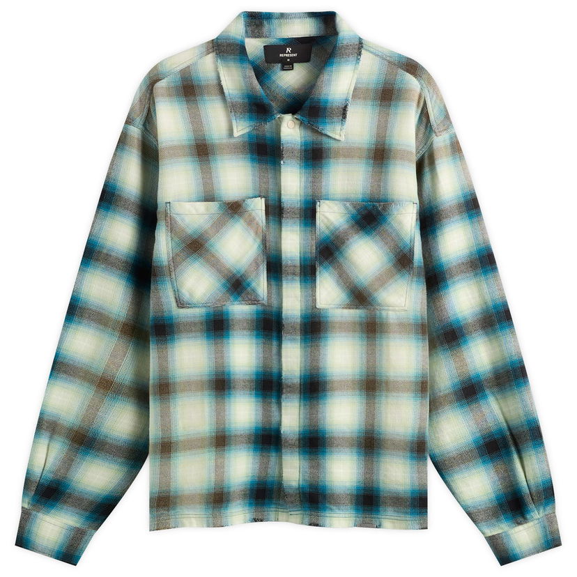 Paita Represent Clo Sun Bleached Flannel Shirt Monivärinen | MLM100107-08