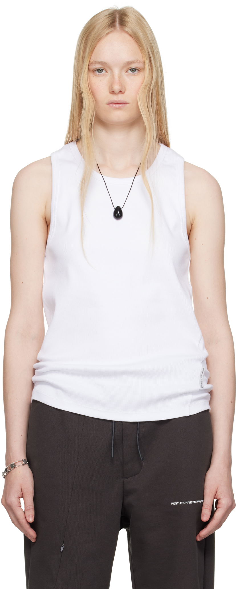 Tankkitoppi Post Archive Faction (PAF) PAF 8.0 Right Sleeveless Tank Top Valkoinen | 8.0 TSLR-W