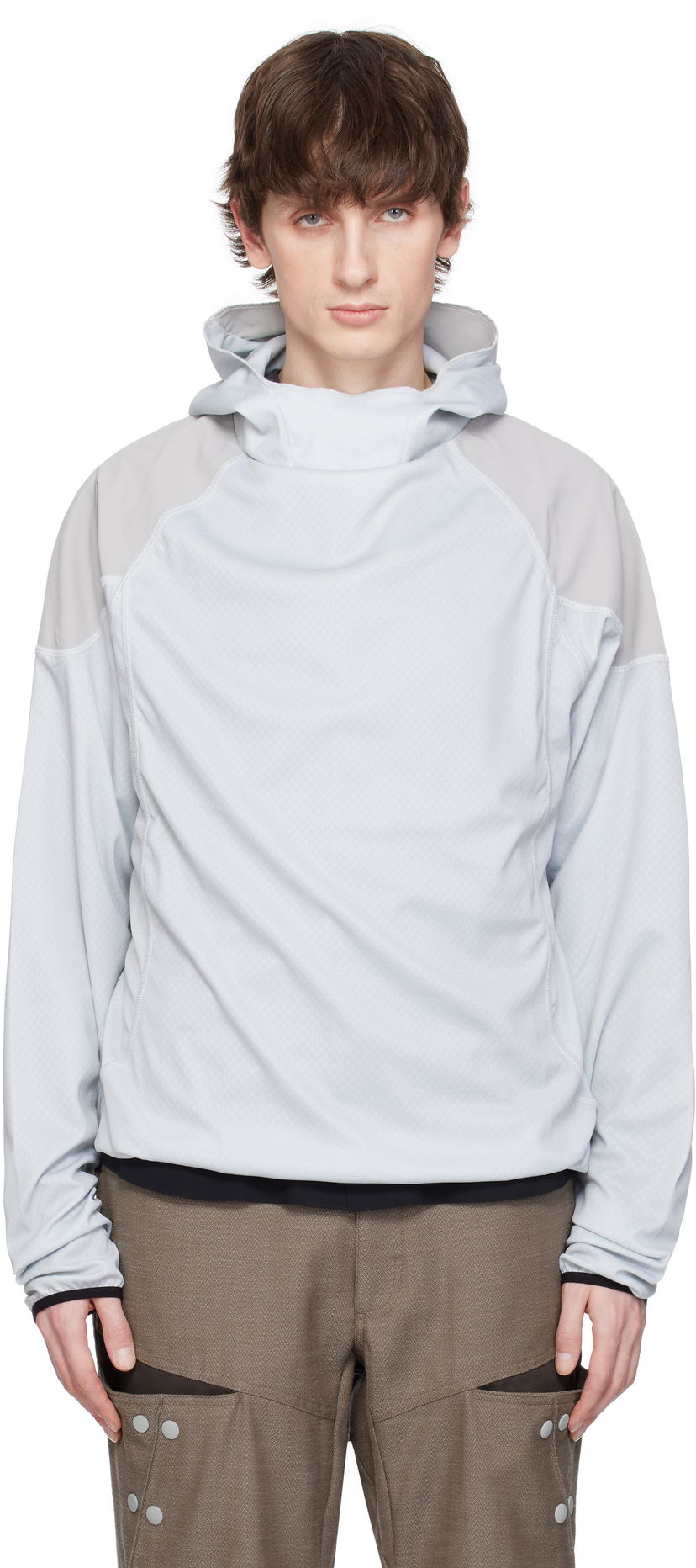 Huppari GR10K GR10K Combact Hoodie Harmaa | BG824122EI