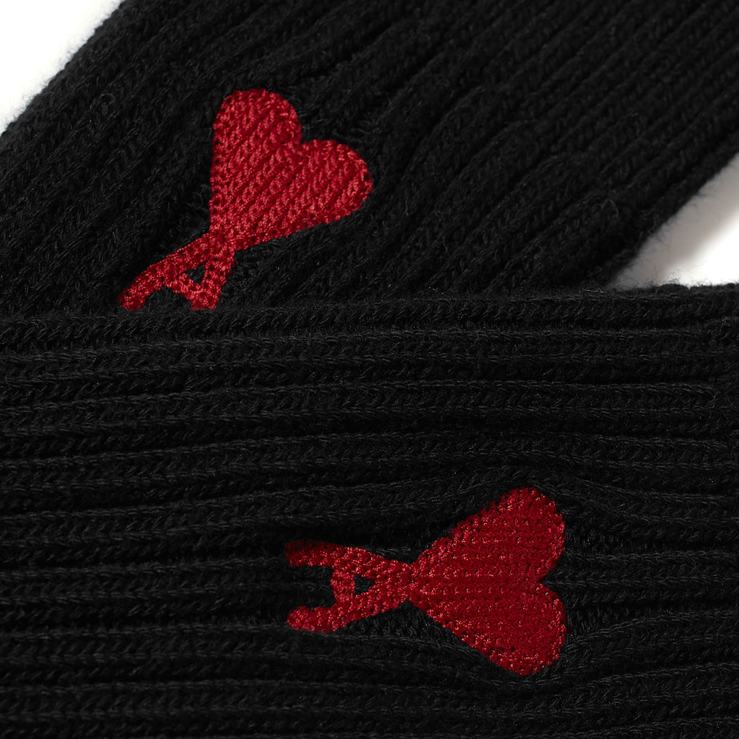 Sukat AMI 3 Pack A Heart Ribbed Socks Musta | USC003-379-001, 1