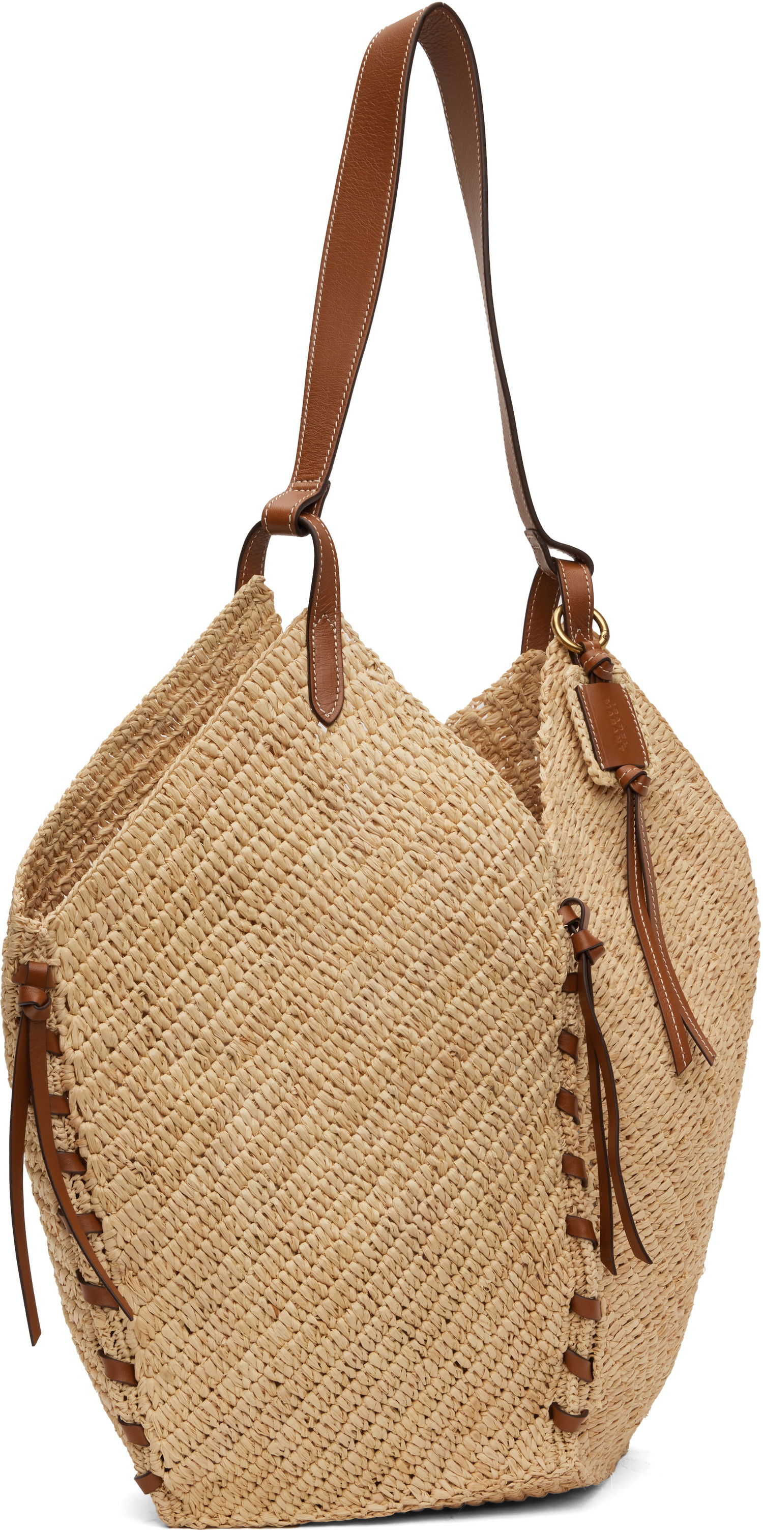 Kangaskassi ISABEL MARANT Isabel Marant Tampa Raffia Tote Beige | PM0066FA-C1X07M, 1