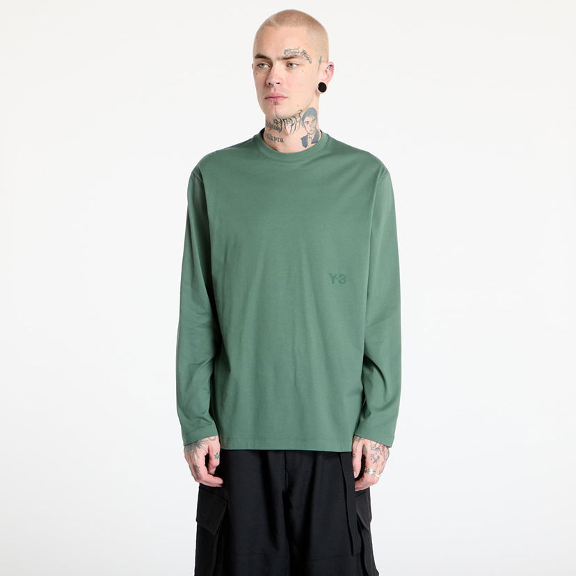 T-paita Y-3 Y-3 Long Sleeve Top Vihreä | JM7829