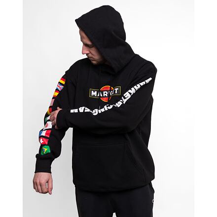 Huppari MARKET Group 5 Hoodie Musta | 397000413-0001