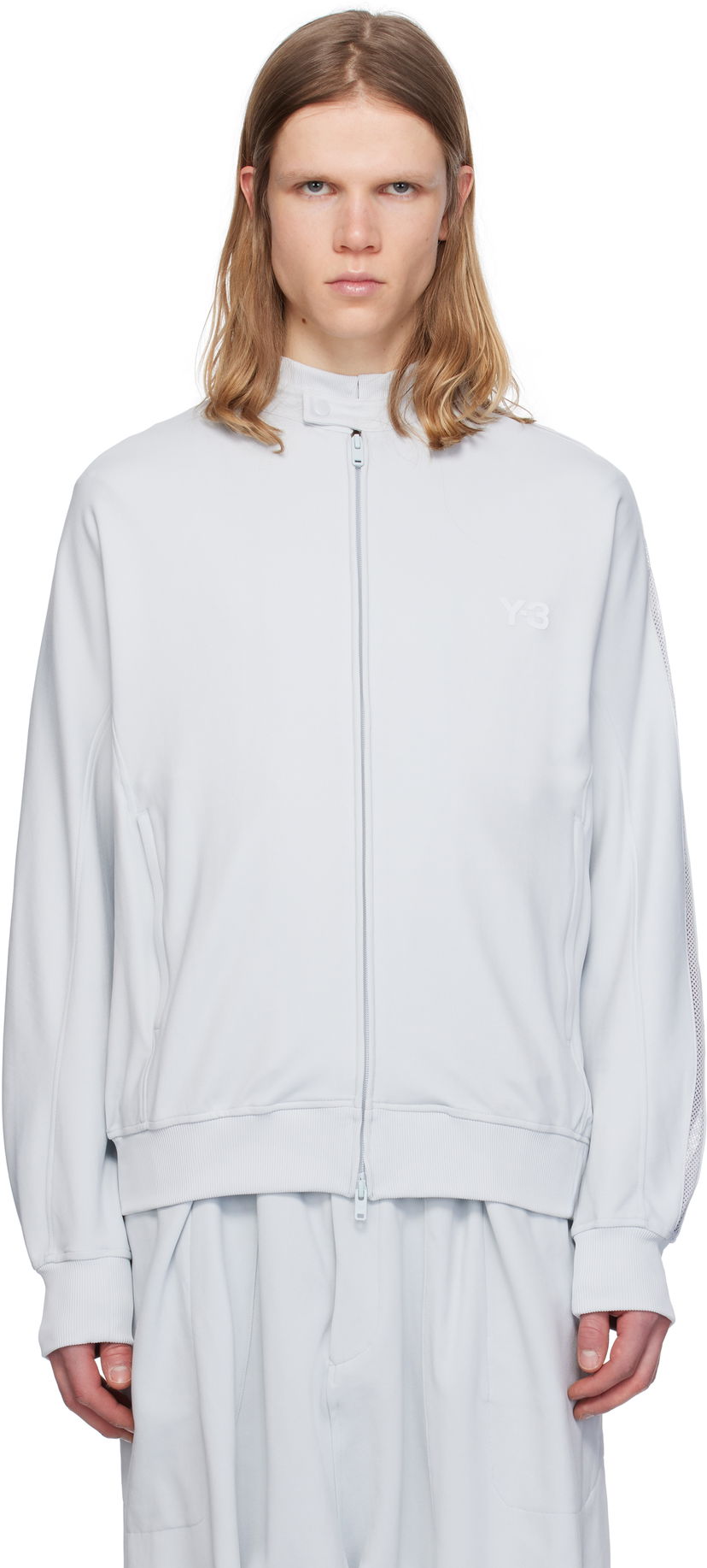Bomber-takki Y-3 Y-3 Track Jacket Harmaa | JM7833