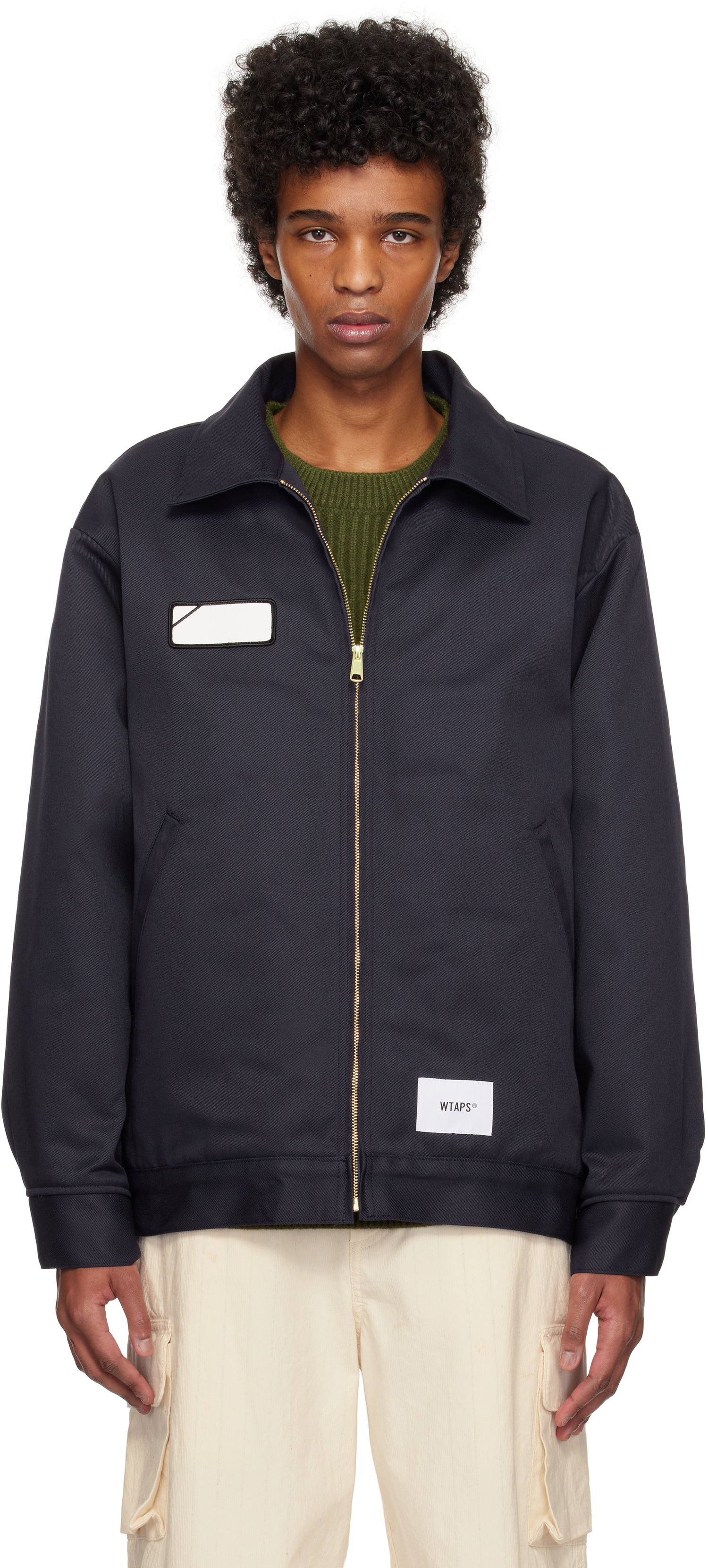 Takki WTAPS WTAPS Wrecker Jacket Tummansininen | 242WVDT-JKM05, 0