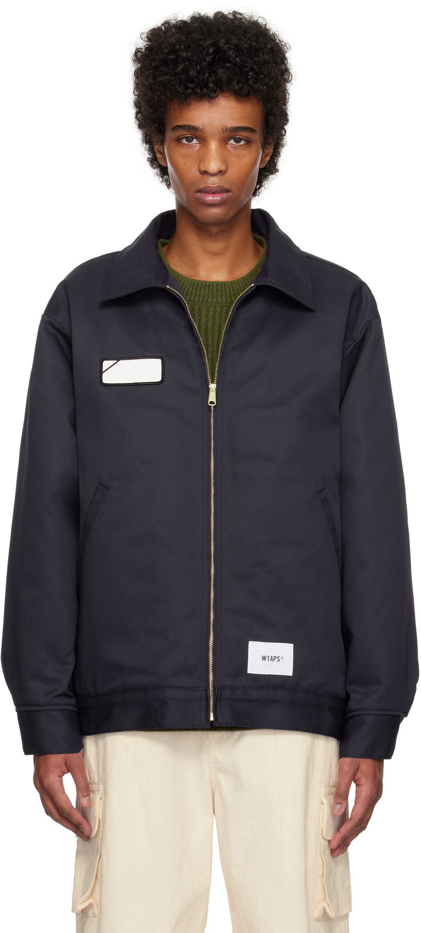 Takki WTAPS WTAPS Wrecker Jacket Tummansininen | 242WVDT-JKM05