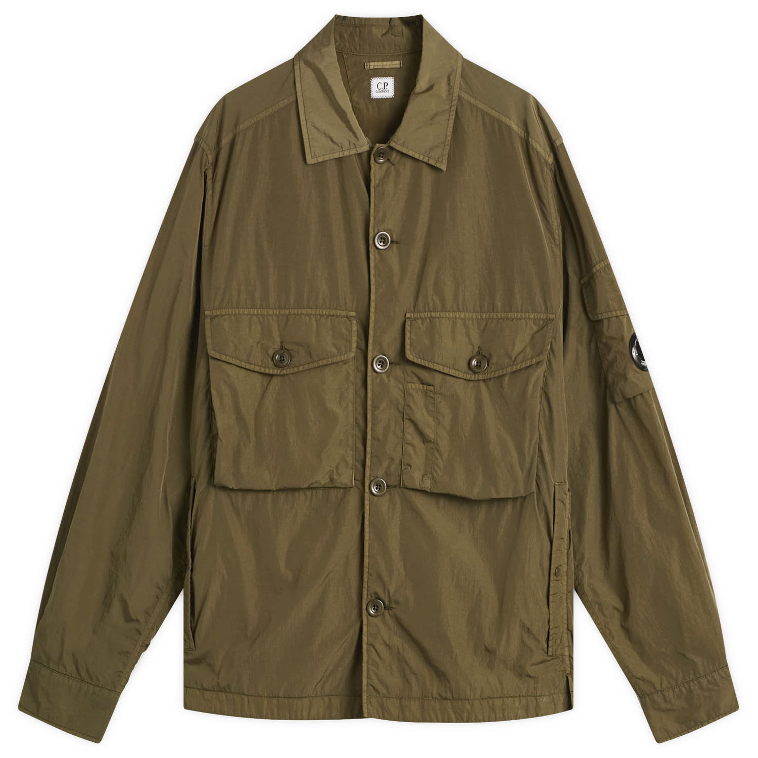 Takki C.P. Company Chrome-R Overshirt Vihreä | 19CMOS087A-005904G-683, 1