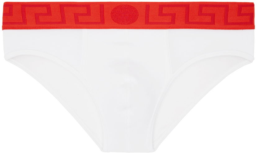 Body Versace Greca Border Briefs Valkoinen | AU10027_1A10011