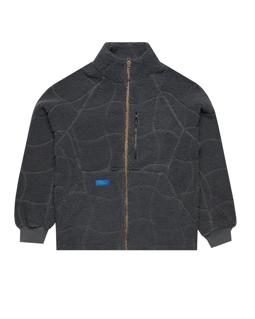 Takki Dime Coverstitch Sherpa Fleece Musta | DIMEFA245CHA
