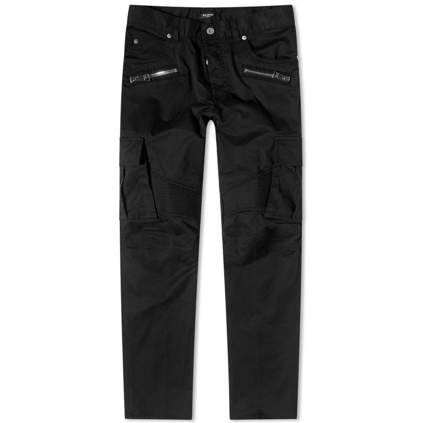 Jeans Balmain Balmain Cargo Biker Jeans Musta | BH1MH016CD96-0PA