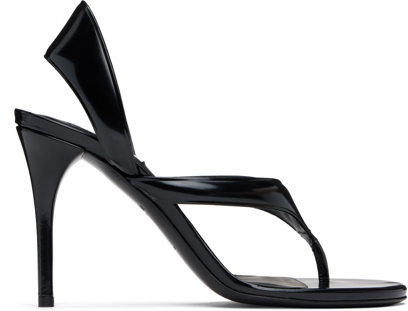 Tennarit ja kengät Alaïa ALAÏA Heeled Thong Sandals Musta | AA3S122CK301
