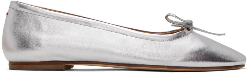 Vaatteet Aeyde Aeyde Delfina Ballerina Flats Metallinen | A11-FL-MNLR08FL17-SS24-920-051