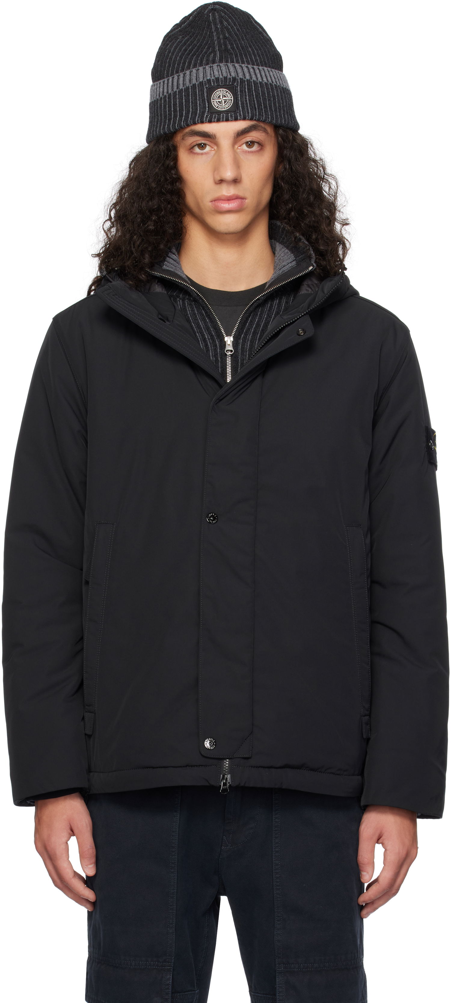 Takki Stone Island Micro Twill Jacket Musta | 811543426, 0