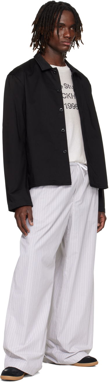 Takki Acne Studios Acne Studios Satin Jacket Musta | B90833-, 3