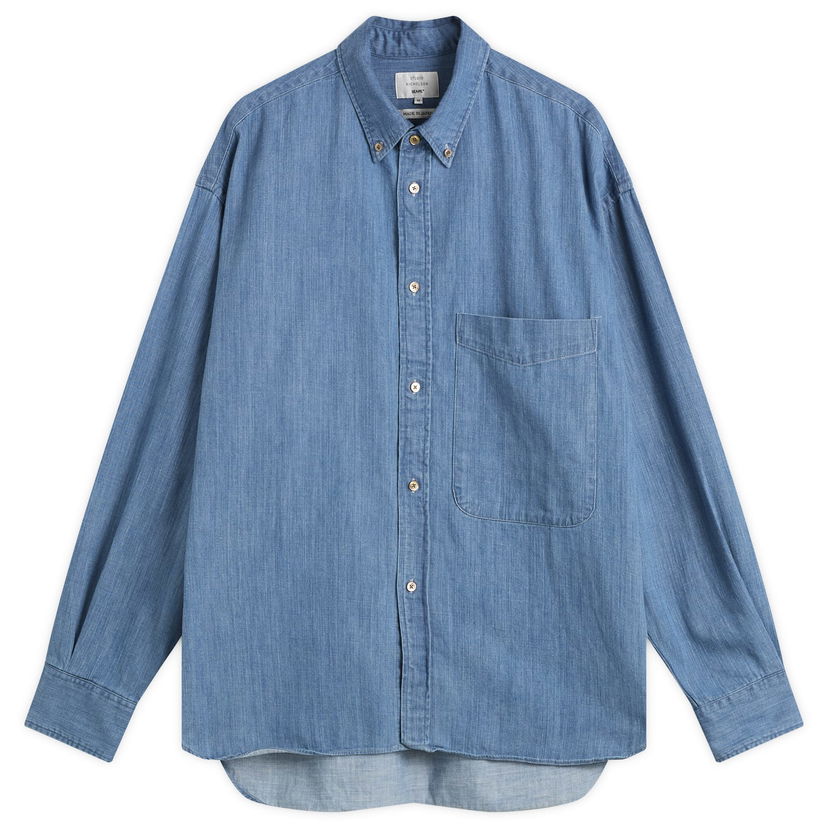 Paita Studio Nicholson Studio Nicholson x Beams Plus Lisa Denim Shirt Sininen | BPSN1103-70
