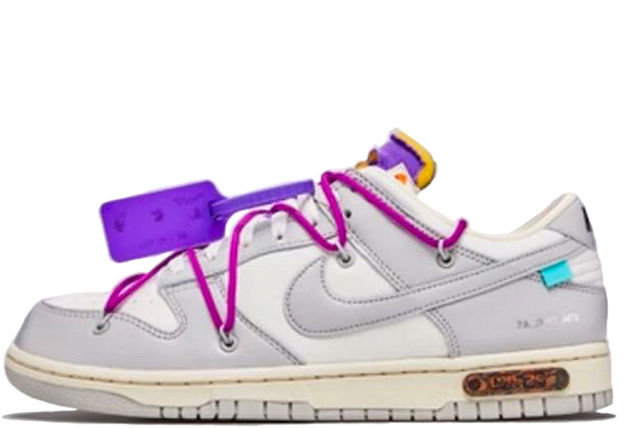 Tennarit ja kengät Nike Off-White x Dunk Low ''Lot 28 of 50'' Valkoinen | DM1602-111, 1