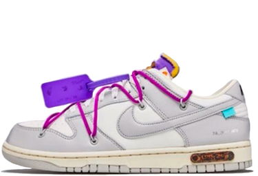 Tennarit ja kengät Nike Off-White x Dunk Low ''Lot 28 of 50'' Valkoinen | DM1602-111, 1