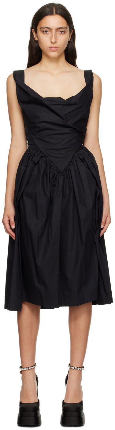 Mekko Vivienne Westwood Westwood Sunday Midi Dress Musta | 1101032Z-W009Q-SW