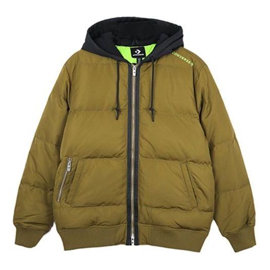 Puffer takki Converse Down Bomber Jacket Vihreä | 10019992-A02