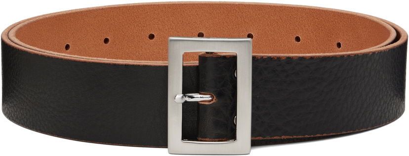 Vyöt Rick Owens Rick Owens Stooges Leather Belt Musta | RA02E0783 LGET