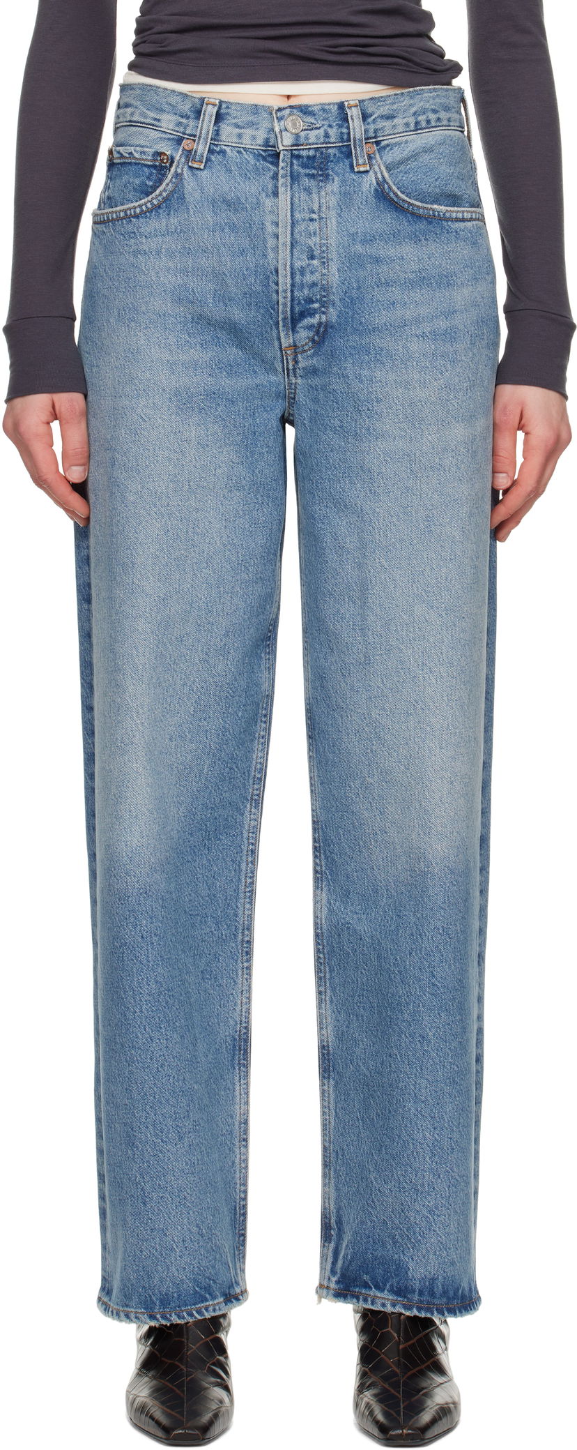 Jeans AGOLDE AGOLDE Henson Loose-Fit Jeans Sininen | A219-1535