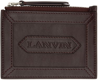 Lompakko LANVIN Burgundy Zipped Card Holder Beige | LM-SLSWZ4-PIEN-A24, 0