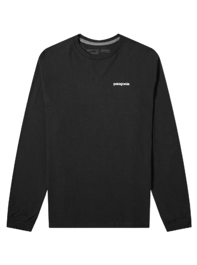 T-paita Patagonia P-6 Logo Responsibili-Tee Musta | 38518-BLK