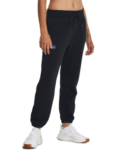 Verryttelyhousut Under Armour Rock Terry Sweatpants Musta | 1380196-001