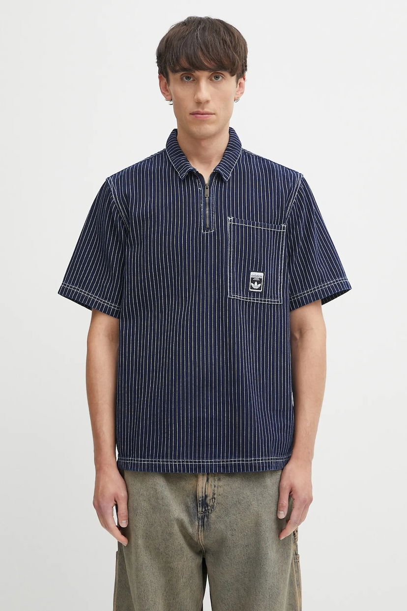 Poolopaita adidas Originals adidas Originals Graphic Lo Sh Polo Shirt Tummansininen | JW0169
