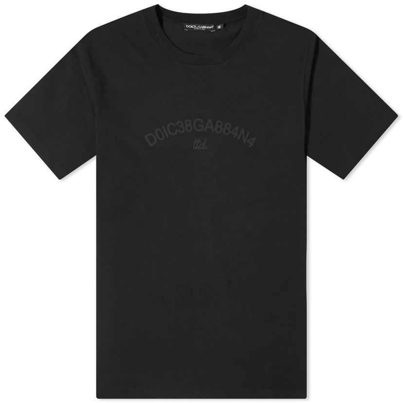T-paita Dolce & Gabbana Men's Number Logo T-Shirt Musta | G8PN9TG7M3K-N0000