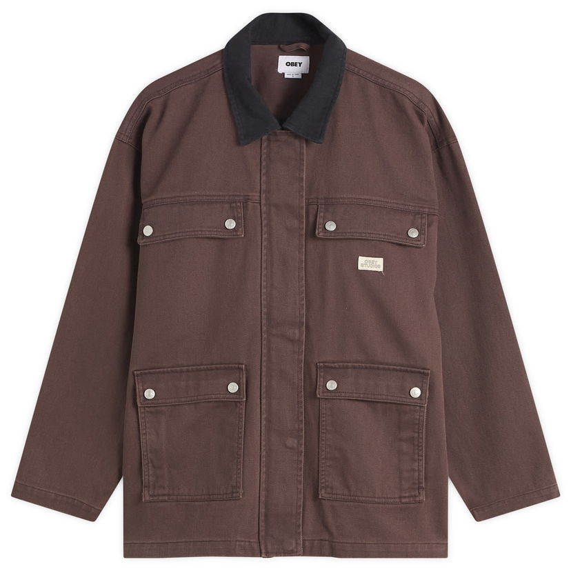 Takki OBEY Fritz Jacket Ruskea | 221800437-CHO