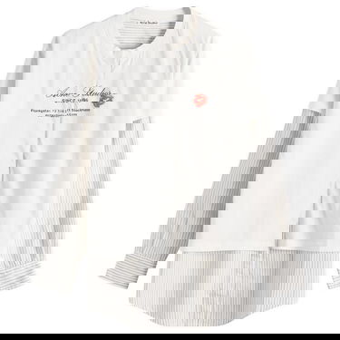 Paita Acne Studios Acne Studios Eliah Double Layer T-Shirt, Size Large Valkoinen | AC0730-AEG, 0