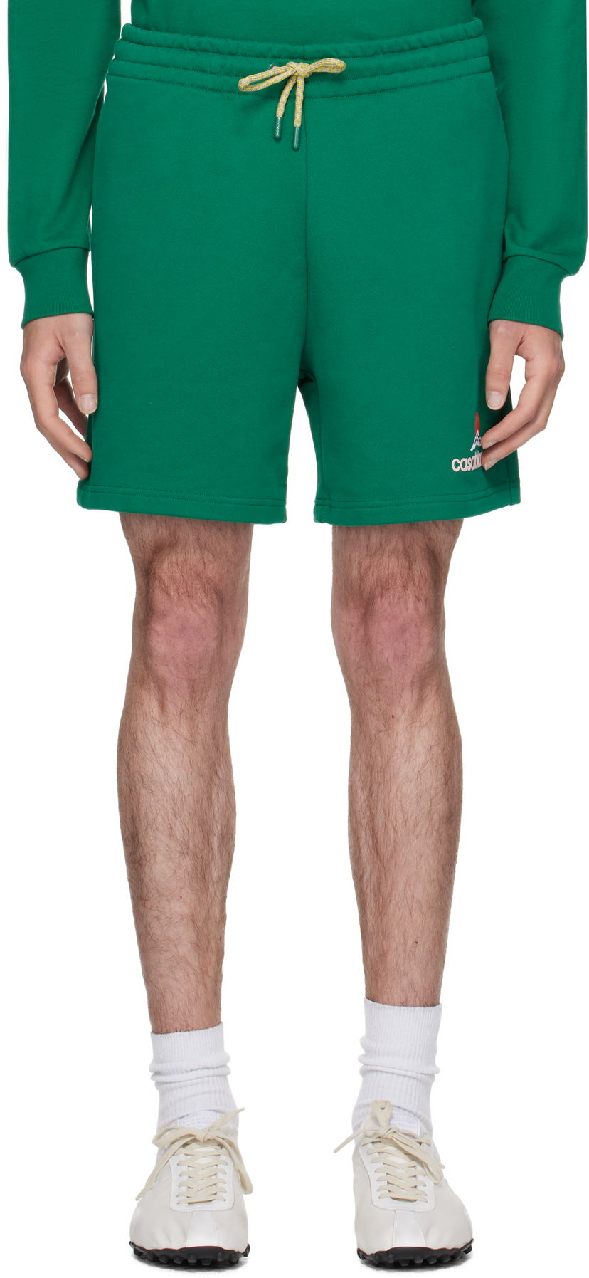 Shortsit Casablanca Casablanca Montagne Sweat Shorts Vihreä | MPF25-JTR-003-02
