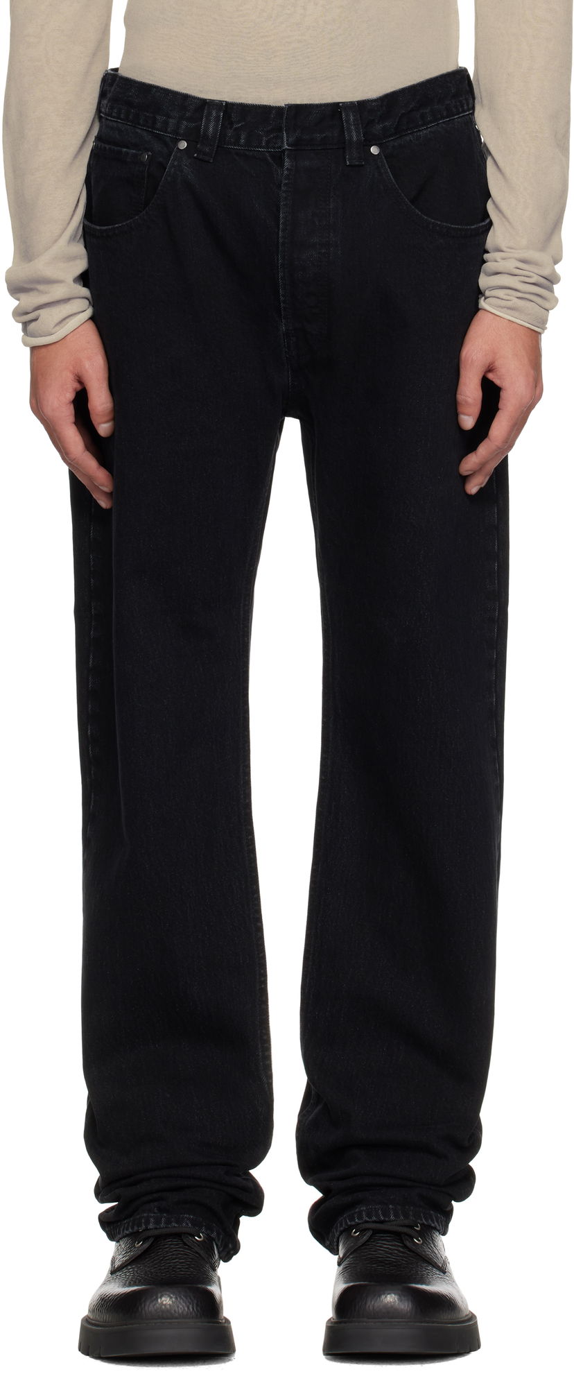 Jeans Entire Studios Entire Studios Slem Jeans Musta | ESM-S25-11004-MA