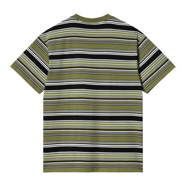 T-paita Carhartt WIP S/S Lafferty T-Shirt "Lafferty Stripe/Kiwi" Vihreä | I031603_1IN_XX, 2