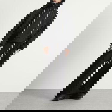 Parka Rick Owens Rick Owens DRKSHDW Cropped Alice Parka Jacket Musta | DU02E7781-NCV-09, 4