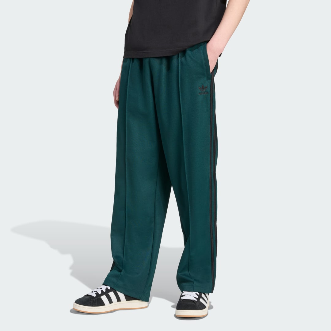 Verryttelyhousut adidas Performance Adicolor Firebird Baggy Fit Track Pants Vihreä | JY1420, 0
